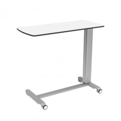 Передвижной приставной столик с регулировкой по высоте ЕУРЕКА ЕРК-БФ-1006, белый / EUREKA ERK-BF-1006,