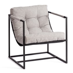 Кресло Чарли/Чарли рогожка, серо-бежевый, 3М 16/2, 70х70х84 см / Charli/Чарли 3M