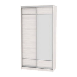 Шкаф-купе белый Б-220х120х60-3(ЯАС-Д7Д8) / B-220х120х60-3(ЯАС-D7D8)