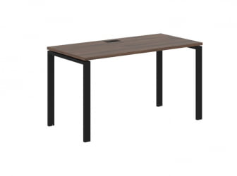 Стол письменный ЕДИС ЕУСТ 1367 Дуб Денвер темный Черный / EDIS EUST