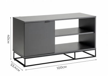 ТВ тумба CИТЙ 400955811х Графит / CITY 400955811h