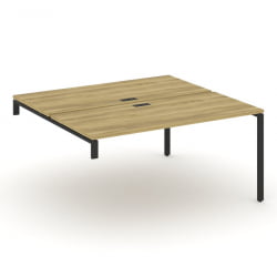 Двойной стол-надставка на опорную тумбу CОНCЕПТ CН.ДСН-004 Кобо Антрацит / CONCEPT CN.DSN-004