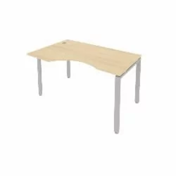 Стол письменный МЕТАЛ СЙСТЕМ Б.СА-2 Л Акация/Серый / METAL SYSTEM