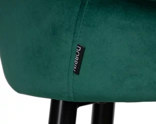 Стул полубарный ДОБРИН CХРИСТИАН 65 Зеленый велюр В108-64 / DOBRIN CHRISTIAN V108-64