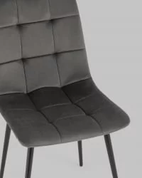 Стул Одди велюр Темно-серый