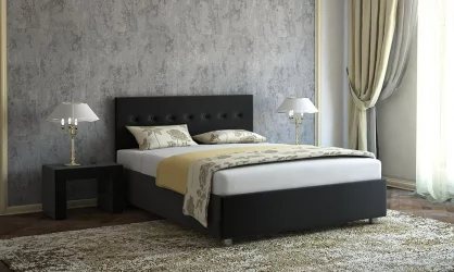 Кровать Амели Черная / Ameli