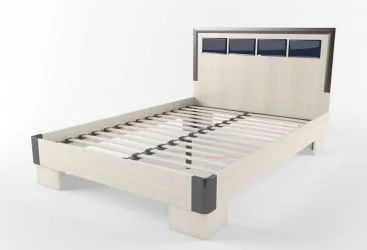 Кровать с ортопедом Венера 900 Дуб млечный-венге