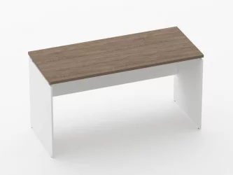 Стол прямой Дека ЛДСП каркас 75.06.14 Дуб Верцаска/Белый / Deka