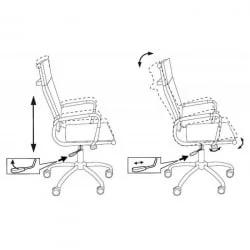 Кресло руководителя Бюрократ CХ-993/ИВОРЙ / CH-993/IVORY