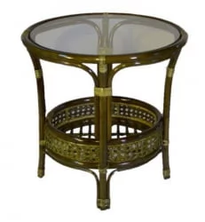 Стол круглый Пеланги Пеланги 02/15-2 олива / Pelangi