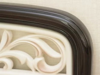 Кровать с подъемным механизмом 160*200 Катрин 92.21.1 Дуб венге Белый песок Санчо крем