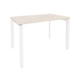 Стол рабочий на П-образном м/к ОНИКС О.МП-СП-2.7 Денвер Светлый/Белый / ONIX O.MP-SP-2.7