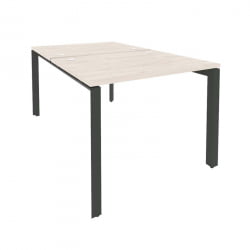 Рабочая станция на П-образном м/к ОНИКС О.МП-Д.РС-2.1.8 Денвер Светлый/Антрацит / ONIX O.MP-D.RS-2.1.8