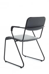 Кресло Никс Плус РCХ ОМКЛ-03Б Серый/Металл Черный / Nix Plus RCH OMKL-03B