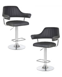 Стул барный ДОБРИН CХАРЛЙ (серый) 2 шт / DOBRIN CHARLY