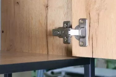 Узкий шкаф в прихожую Берген 3 Дуб Крафт Золотой Черный