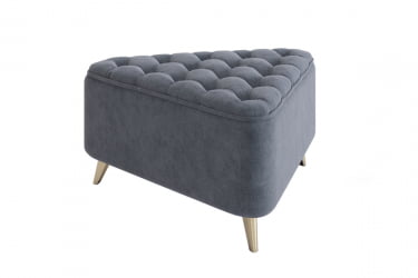 Пуф Трио 2 ПМ-002.2 топаз (велюр) / PM-002.2