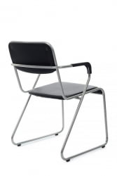 Кресло Никс Плус РCХ ОМКЛ-03 Черный/Металл окрашенный Хром / Nix Plus RCH OMKL-03