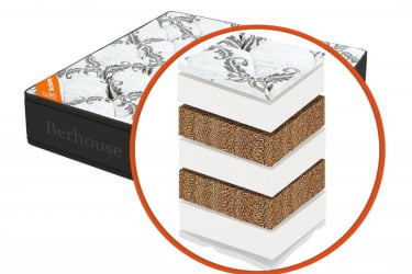 Матрас Империал Суите холкон-кокос Грай Нигхт (Берхоусе) Размер: 1600х2000 мм / Imperial Suite Gray Night (Berhouse)