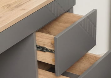 Туалетный столик Монако 902.06 Дуб Вотан Оникс Графит