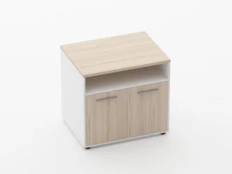 Тумба для оргтехники Дека 9.05.11 Туя/Белый / Deka