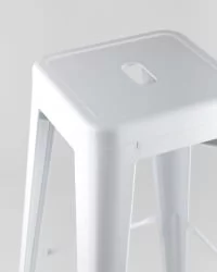 Стул барный Толикс Белый / Tolix