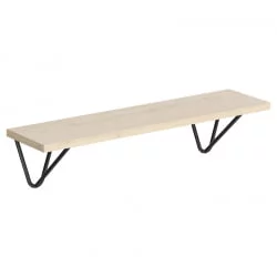 Полка навесная CОФФЕЕ СХ-1-ВИРЕ Клен / COFFEE SH-1-WIRE