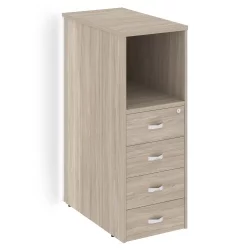 Тумба с подсветкой 4 ящика завершающая, левая ОНИКС О.Р-ТВ-4.С(Л) Дуб Аттик / ONIX O.R-TV-4.S(L)