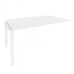 Проходной наборный элемент переговорного стола ОНИКС О.МП-НПРГ-4 Белый Бриллиант / ONIX O.MP-NPRG-4