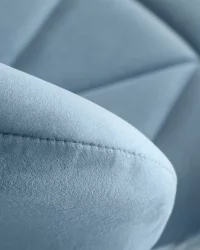 Стул барный ДОБРИН БАРНИ Пудрово-голубой велюр МДЖ9-74 / DOBRIN BARNY MJ9-74