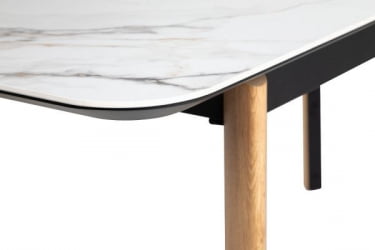 Стол раздвижной Комби Серамиc 120-150 Аутоматиc Натур//Лигхт марбле / Combi Ceramic Automatic Natur//Light marble