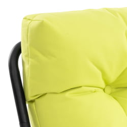 Диван прямой Ерго / Эрго рогожка с водоотталкивающей пропиткой, Лайм / Ergo