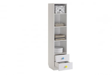 Детский шкаф для игрушек Чудо МДВ-02 Белый рамух / MDW-02