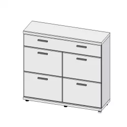 Комод в гостиную Корано Бм.Кор-87 Белый