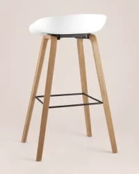 Барный стул Либра Софт с подушкой Белый / Libra Soft