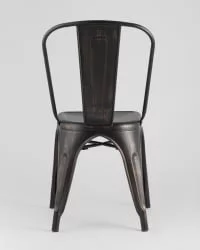 Стул ТОЛИКС с высокой спинкой Черный патина золото / TOLIX