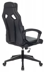 Геймерское кресло Бюрократ ЗОМБИЕ ДРИВЕР Черный-голубой / ZOMBIE DRIVER