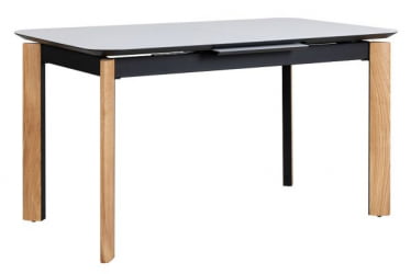 Стол раскладной Комби Гласс 120-150 Аутоматиc Натур/Лигхт матте гласс / Combi Glass Automatic Natur/Light matte glass