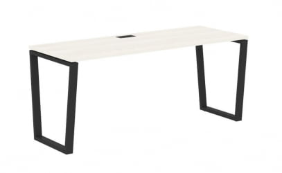 Стол письменный ЕДИС ЕВСТ 1767 Ясень Траун Черный / EDIS EVST