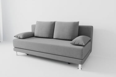 Диван прямой Стандарт (Берхоусе) Цвет фасада: Грей; Тип: Прямой; Материал фасада: Рогожка / (Berhouse)