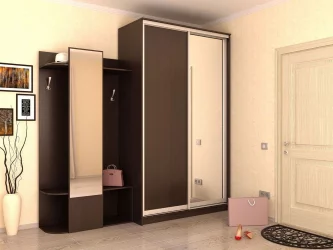 Шкаф-купе эконом Хит-24-14-15 Аруба Венге