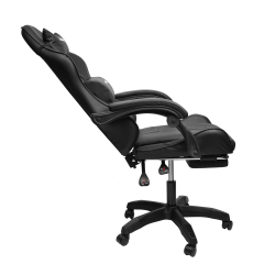 Геймерское кресло 088 цвет черный с массажем 088-блаcк-масс / 088-black-mass