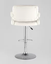 Барный стул Бентли ПУ-кожа Белый / PU-кожа