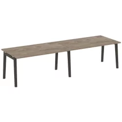 Стол переговорный (2 столешницы) ОНИКС ВООД ОВ.ПРГ-2.4 Тиквуд Темный/Темный / ONIX WOOD OW.PRG-2.4