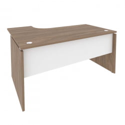 Стол эргономичный правый ОНИКС О.СА-4Р Дуб Аризона/Белый / ONIX O.SA-4R