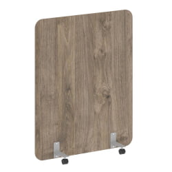 Перегородка на металлических опорах, на роликах Р-лине ДП.Р-120-150 Тиквуд Темный / R-line DP.R-120-150