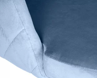 Стул барный ДОБРИН МИЛАНА Пудрово-голубой велюр МДЖ9-74 / DOBRIN MILANA MJ9-74