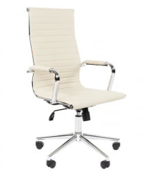 Кресло для руководителя CХАИРМАН 755 экокожа Бежевый / CHAIRMAN