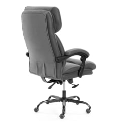 Кресло руководителя Чиеф металБЛ велюр/ткань, серый, 29/ТВ-12 / Chief metalBL 29/TW-12