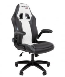 Кресло геймерское CХАИРМАН ДРАЙВ (ГАМЕ) 15 черный/серый/белый / CHAIRMAN (GAME)